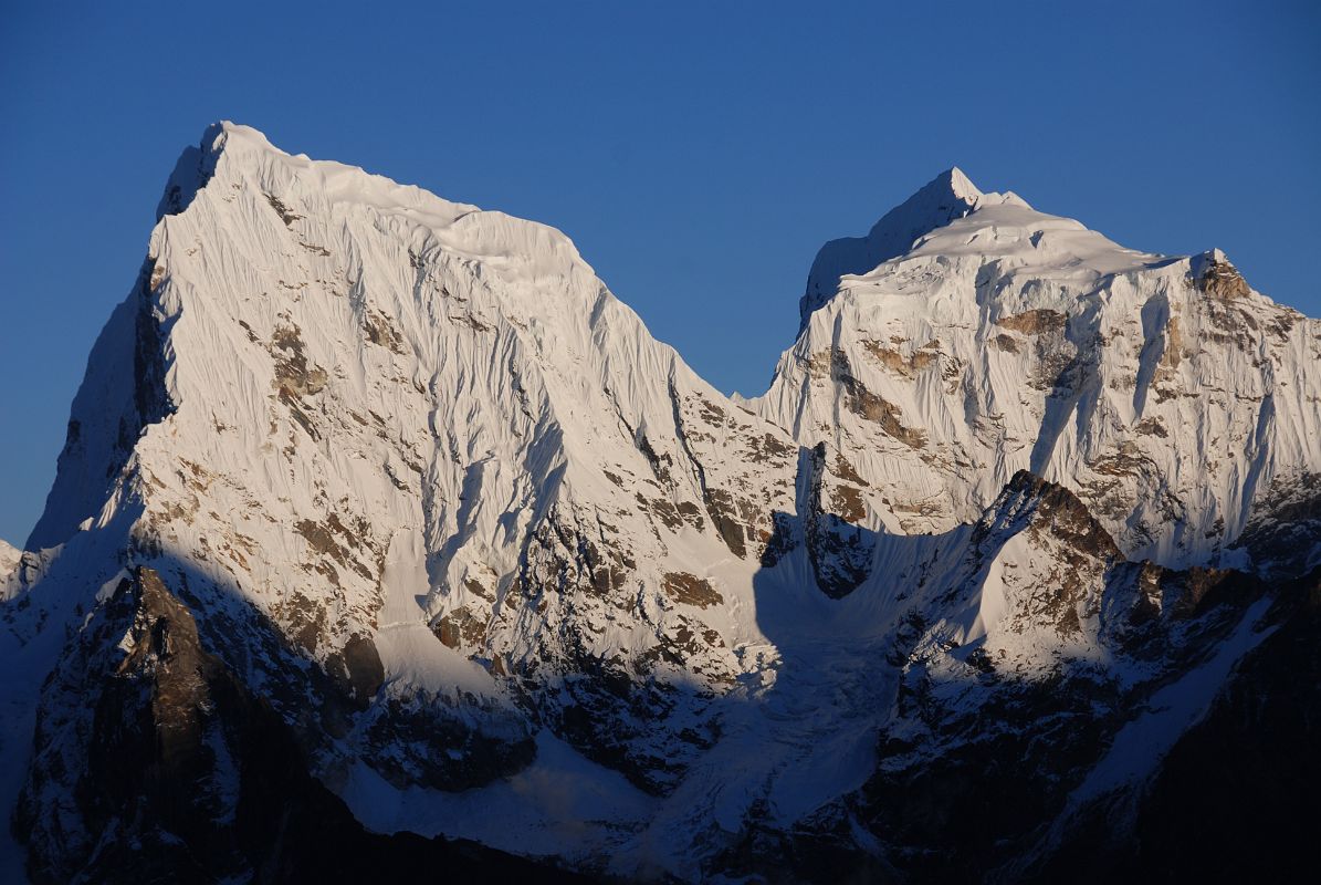 Gokyo Ri 04-6 Cholatse and Tawache Close Up From Gokyo Ri Before Sunset